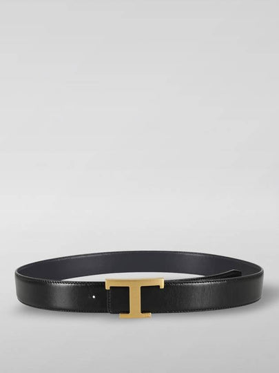 T Timeless Reversible Leather Belt Blue - TOD'S - BALAAN 2