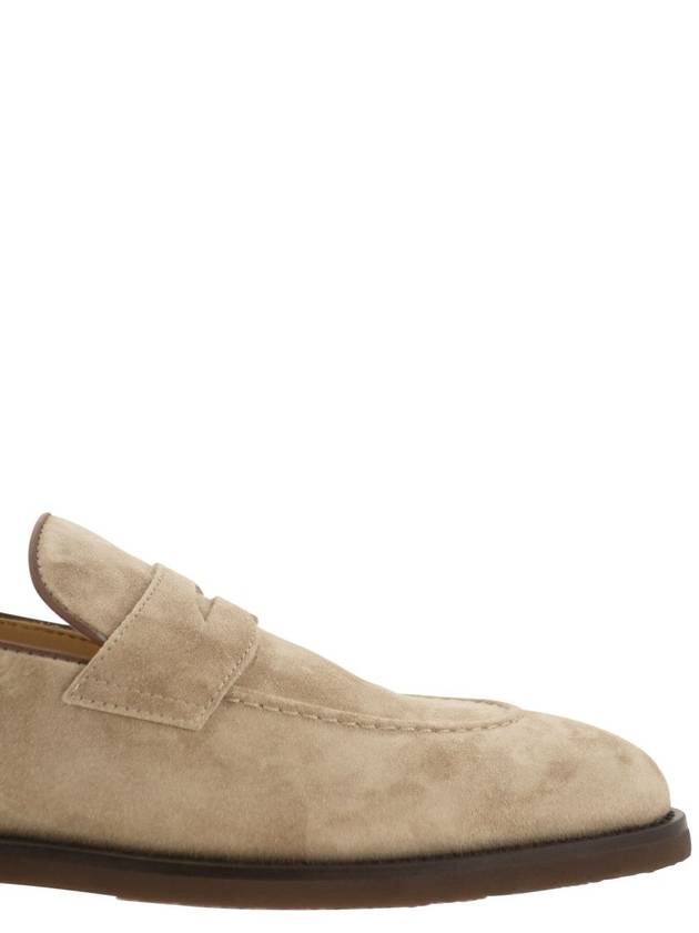 Penny Suede Loafers Beige - BRUNELLO CUCINELLI - BALAAN 7