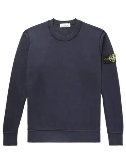 Wappen Patch Crew Neck Sweatshirt Avio Blue - STONE ISLAND - BALAAN 2