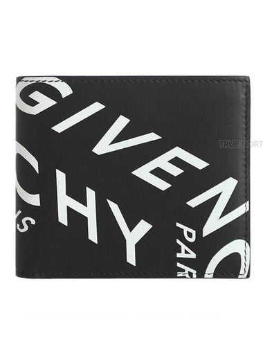 Refracted Logo Half Wallet Black - GIVENCHY - BALAAN 1