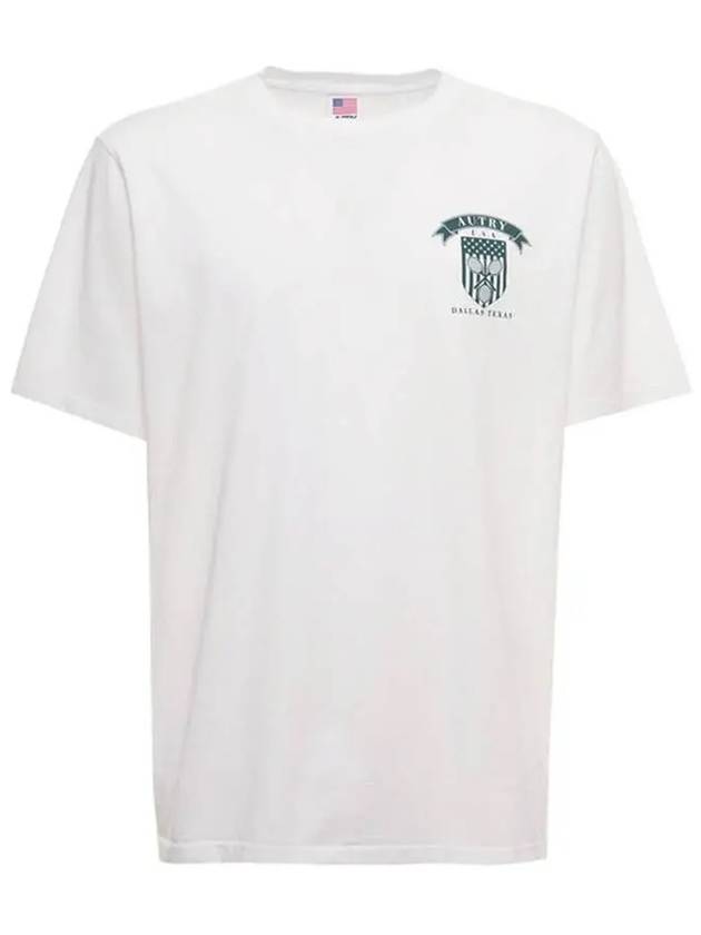 Tennis Club Badge Short Sleeve T-Shirt White - AUTRY - BALAAN 2