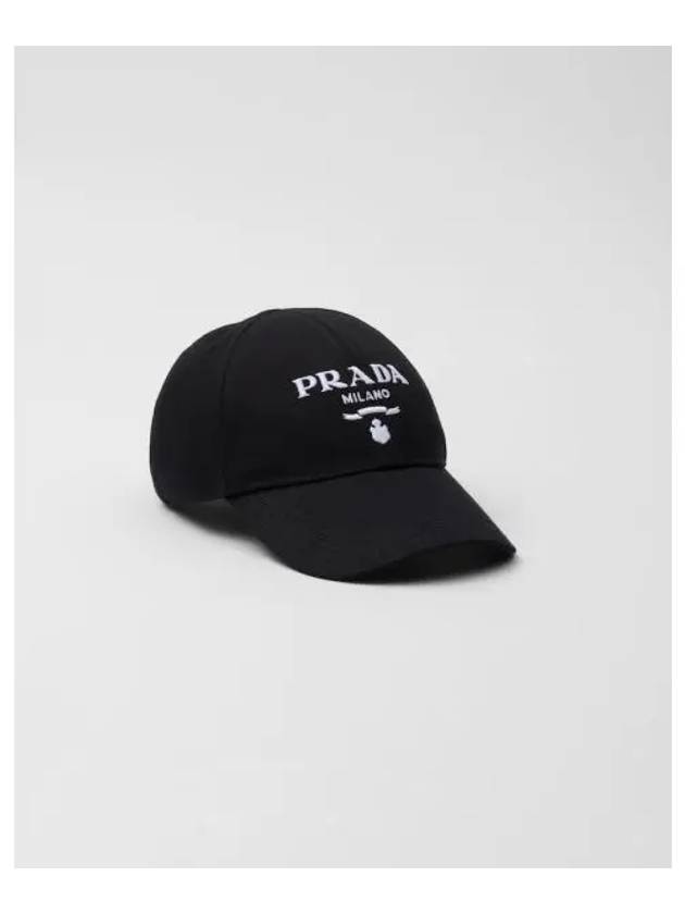 Drill Baseball Cap Black - PRADA - BALAAN 2