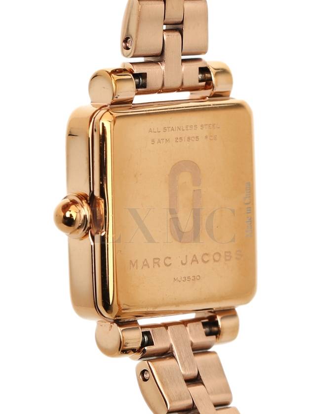 Gold women s watch square mini MJ3530 - MARC JACOBS - BALAAN 5