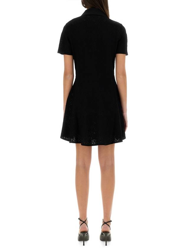 "MONOGRAM 72" JACQUARD POLO STYLE DRESS - GIVENCHY - BALAAN 3