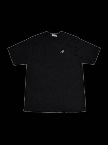 DAMAGE WAFFLE SHORT SLEEVE BLACK - DRUG PRODUCT - BALAAN 1