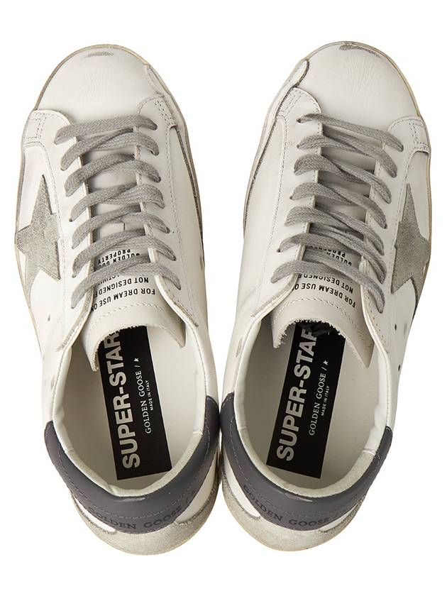 Superstar Grey Tab Low Top Sneakers White - GOLDEN GOOSE - BALAAN 3