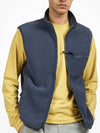 Men's Synchilla Fleece Vest Smolder Blue - PATAGONIA - BALAAN 3