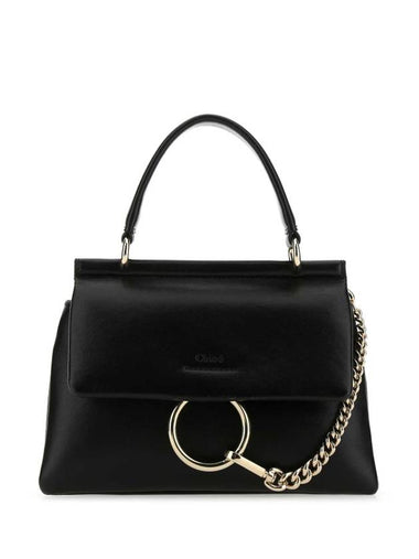 Faye Small Tote Bag Black - CHLOE - BALAAN 1