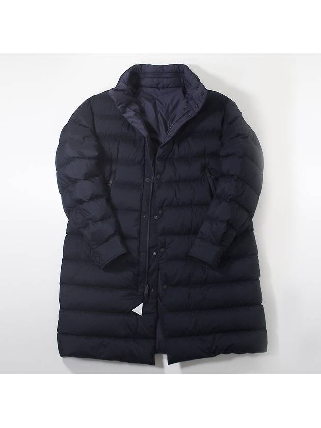 TAILLEFER Reversible Men's Long Padded Down Jacket Navy - MONCLER - BALAAN 1