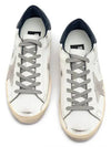 Superstar Heel Tab Low Sneakers White Navy - GOLDEN GOOSE - BALAAN 3