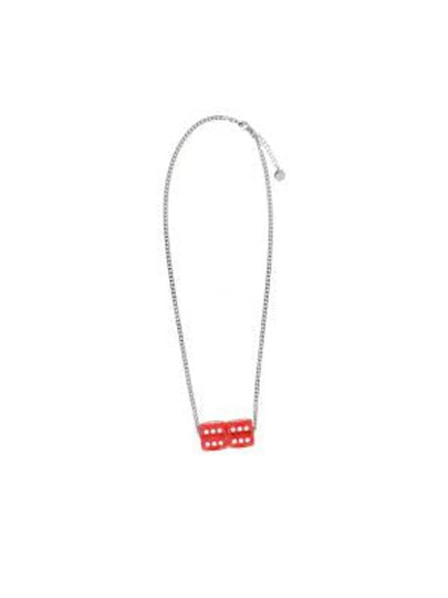 Dice Necklace Necklace Red Silver - MAISON MARGIELA - BALAAN 2