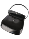 Cleo Brushed Flap Shoulder Bag Black - PRADA - BALAAN 7