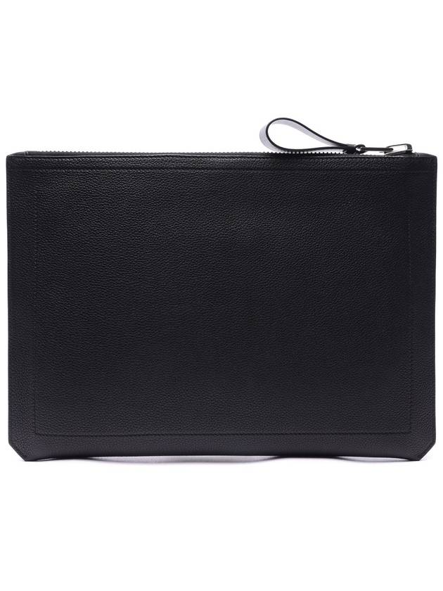 Berkeley Portfolio Leather Clutch Bag Black - TOM FORD - BALAAN.