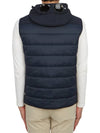 Shell R Mix Goggle Hooded Padded Vest Navy - CP COMPANY - BALAAN 6