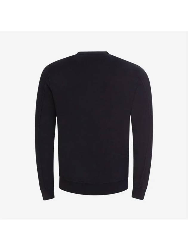 Lens Wappen Light Fleece Sweatshirt Black - CP COMPANY - BALAAN 3