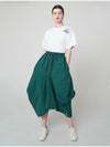 Panel Flare A-Line Skirt Green - ATHPLATFORM - BALAAN 4