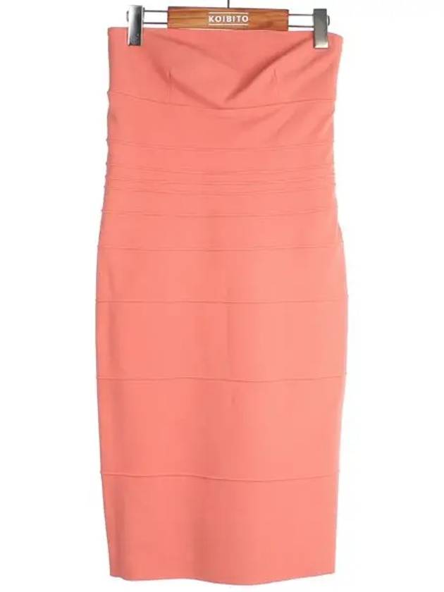 Pink color stitched top dress - DIANE VON FURSTENBERG - BALAAN 1