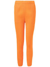 Thicker Bottoms 1 Straight Pants Orange - ISSEY MIYAKE - BALAAN 2