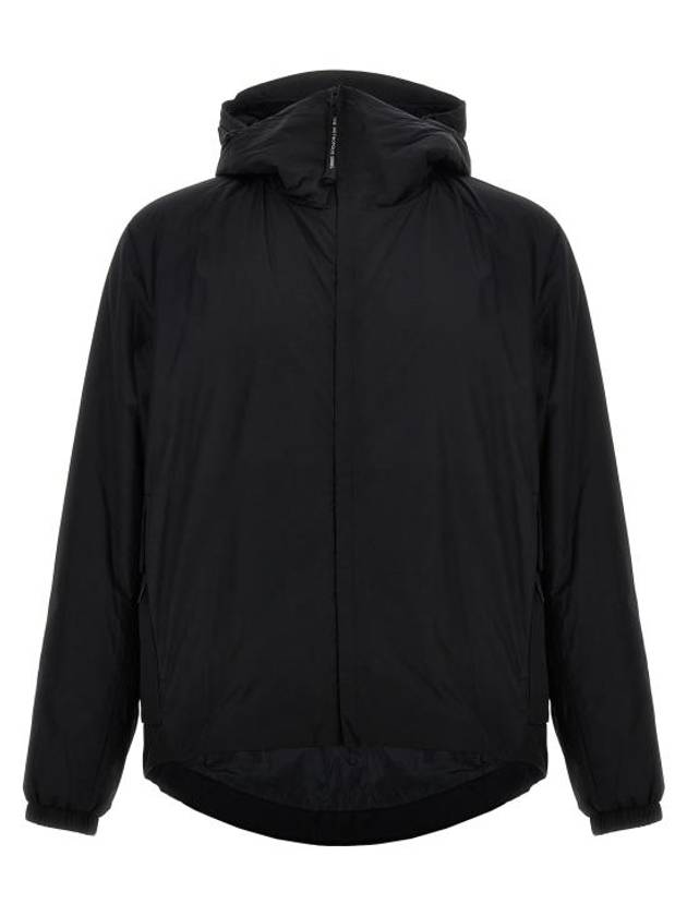 The Metropolis Series Pertex Padded Hooded Jacket Black - CP COMPANY - BALAAN 1