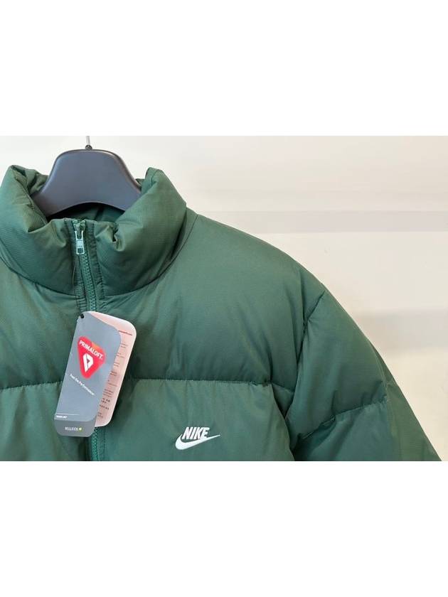 Sportswear Club Puffer Padded Jacket Green - NIKE - BALAAN 3