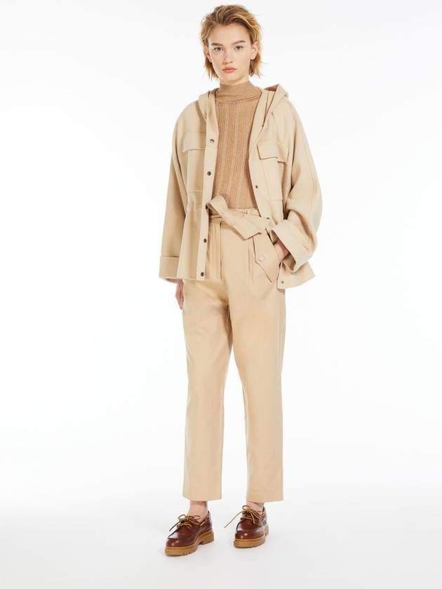 Rango Virgin Wool Parka Sand - WEEKEND MAX MARA - BALAAN 4