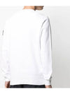 Men's Wappen Patch Sweatshirt White - STONE ISLAND - BALAAN 6