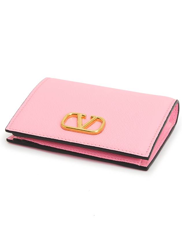 V Logo Signature Women's Half Wallet P0R39SNP ZQQ - VALENTINO - BALAAN 3