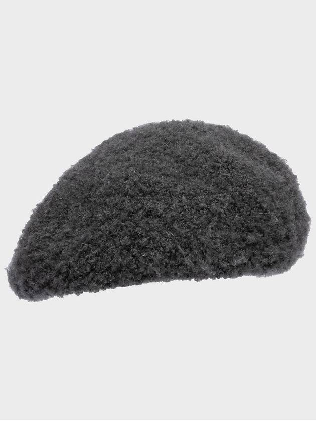 CURLY beret CHARCOAL - RECLOW - BALAAN 8