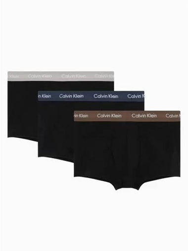 Underwear Men s EU Cotton Stretch Low Rise Trunks 3PK U2664Q40 - CALVIN KLEIN - BALAAN 1