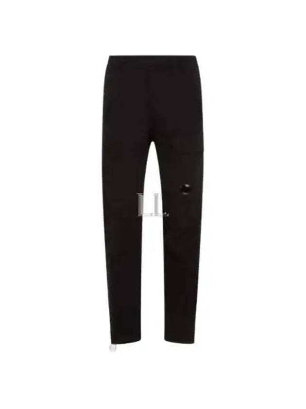 Twill Stretch Regular Utility Straight Pants Black - CP COMPANY - BALAAN 2