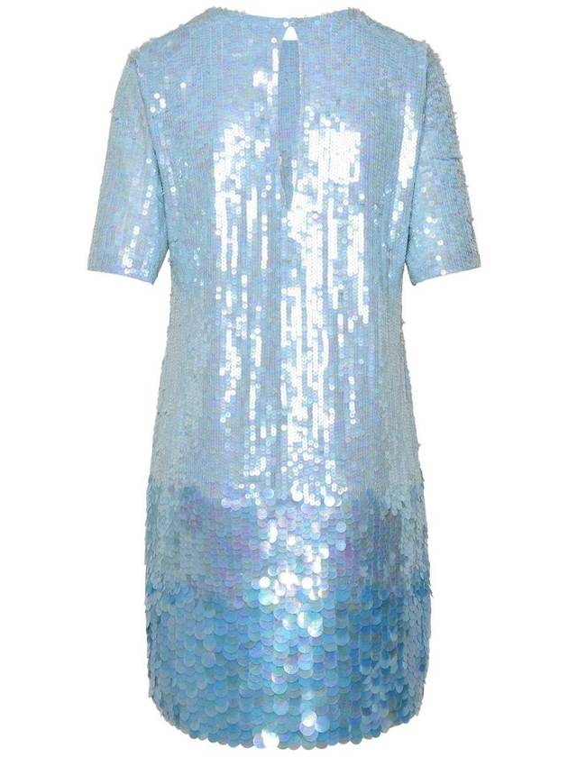 P.A.R.O.S.H. 'Gigi' Light Blue Polyamide Blend Dress - P.A.R.O.S.H. - BALAAN 3