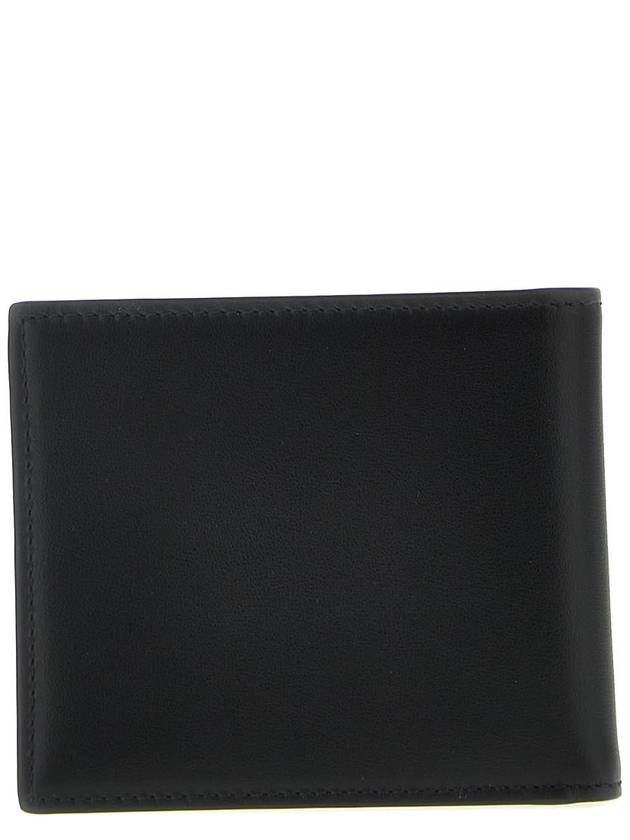 Logo Leather Half Wallet Black - DOLCE&GABBANA - BALAAN 3