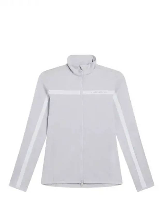 Seasonal Janice Mid Layer Zip-Up Jacket Light Grey Melange - J.LINDEBERG - BALAAN 2