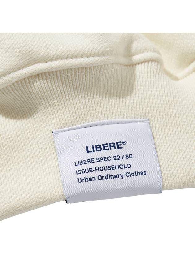 LOGO SWEATSHIRT IVORY - LIBERE - BALAAN 6