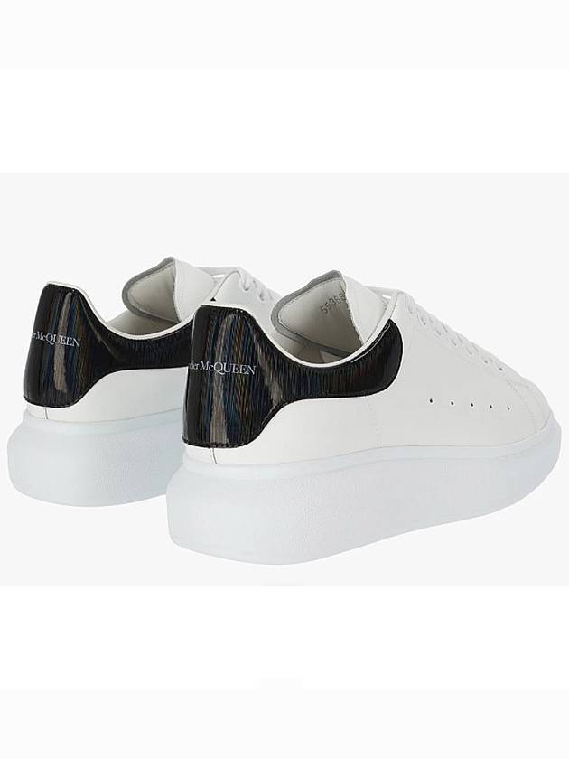 Oversole Black Tab Low Top Sneakers White - ALEXANDER MCQUEEN - BALAAN 5