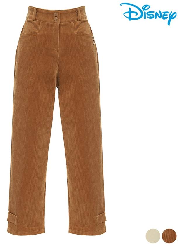 Women s hem buckle point corduroy three quarter pants shorts DO3LPA004 - DISNEY GOLF - BALAAN 2