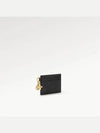 LV Charm Monogram Empreinte Leather Card Wallet Black - LOUIS VUITTON - BALAAN 4