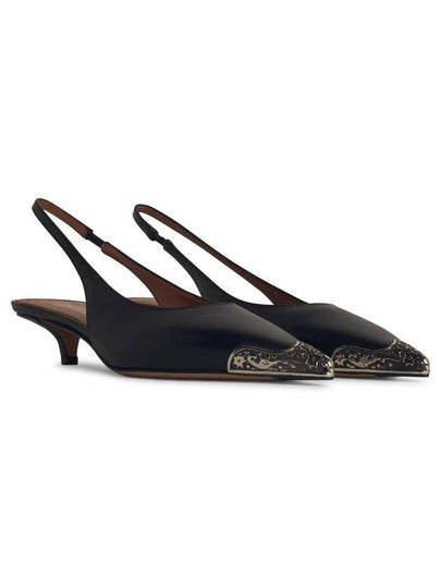 Paris Texas 'Jessica' Leather Slingbacks - PARIS TEXAS - BALAAN 2