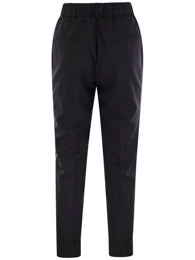 Virgin wool blend trousers with jewellery - PESERICO - BALAAN 2