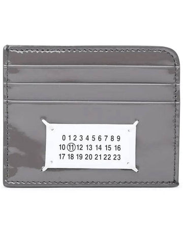 Stitch Logo Patch Card Wallet Grey - MAISON MARGIELA - BALAAN 1