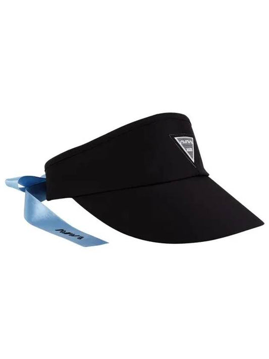 Golf Tennis Triangle Logo Sun Cap Visor Black - AVAVE - BALAAN 2