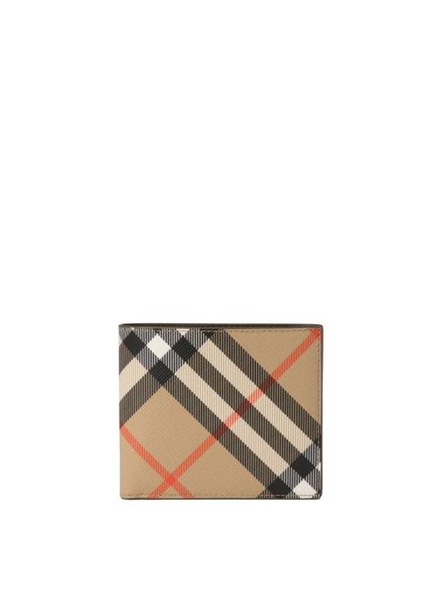 Check Half Wallet Beige - BURBERRY - BALAAN 2