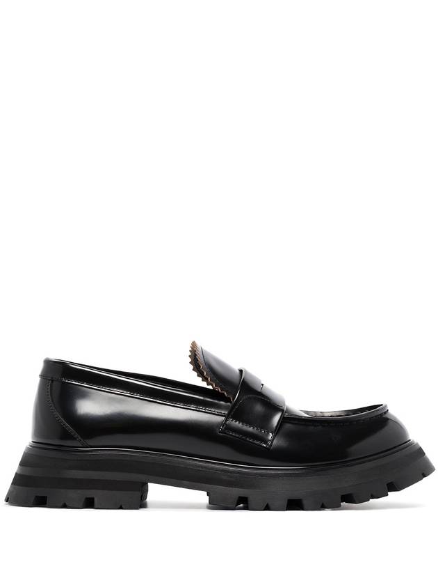 Chunky Sole Wonder Loafers Black - ALEXANDER MCQUEEN - BALAAN 7