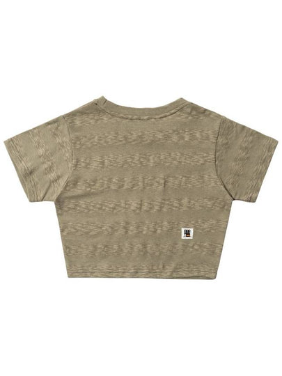 BUMP MONSTER CROP TOP KHAKI - FREAKISH BUILDING - BALAAN 2