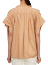 Corey Women s Short Sleeve Blouse 4EVA42 V09005 102 - VANESSA BRUNO - BALAAN 4