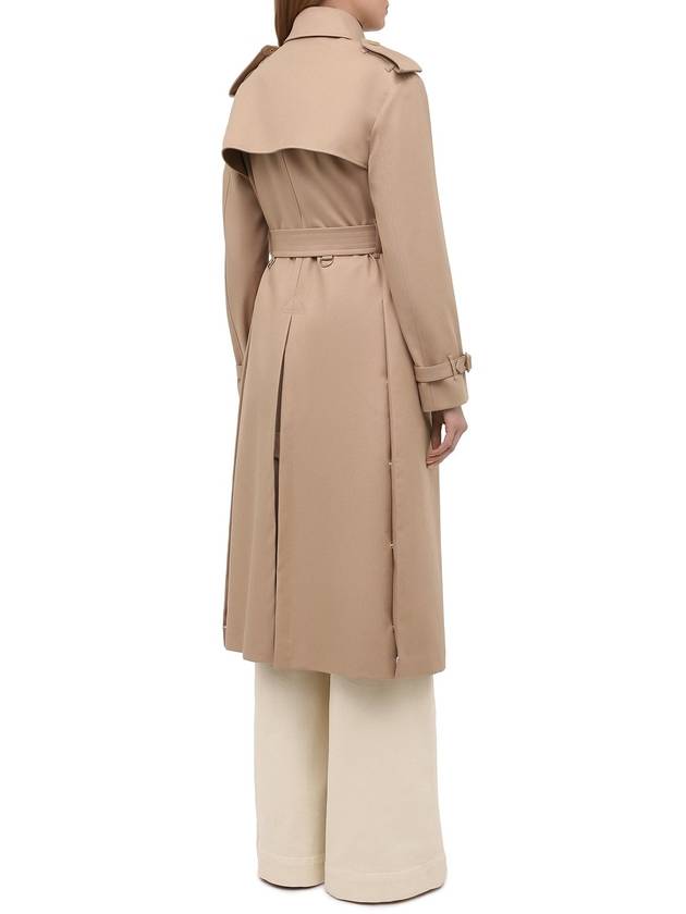 Women's Gabardine Loopback Trench Coat Beige - BURBERRY - BALAAN 5