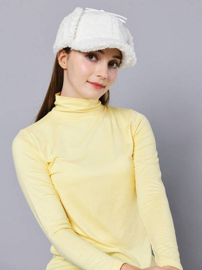 Women s Fleece Bubble Ivory Hard Type Eardrop Cap DO6232AC105 - DOYOUKNOWMC GOLF WEAR - BALAAN 2