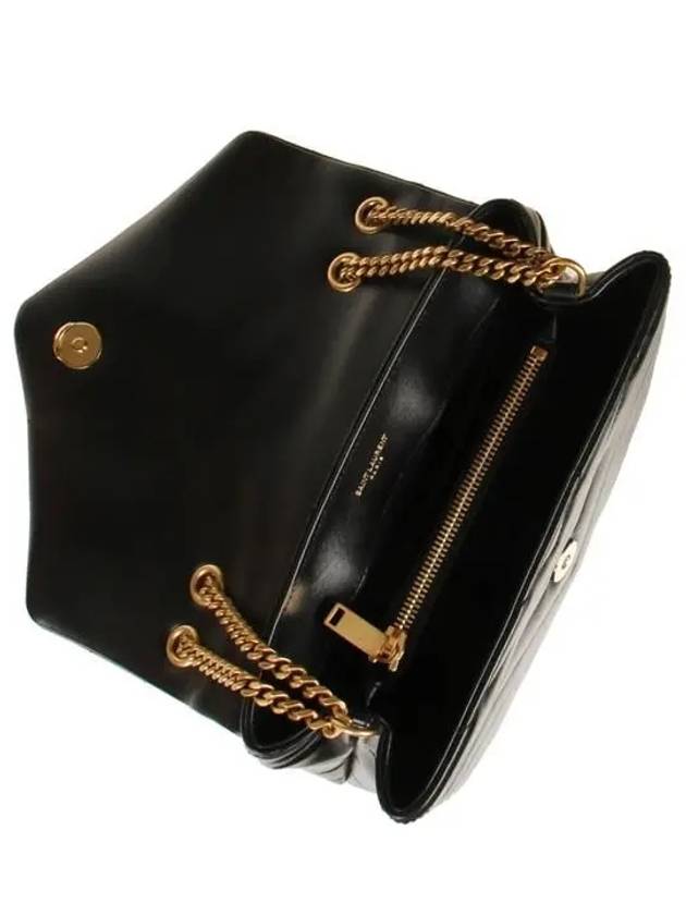 Bronze Monogram Loulou Matelasse Y Leather Small Shoulder Bag Black - SAINT LAURENT - BALAAN 7