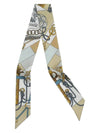 Cliquetis Twilly Scarf Blanc - HERMES - BALAAN 1