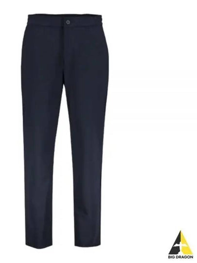 Precision Ponte Curtis Drawstring Straight Pants Navy - THEORY - BALAAN 2